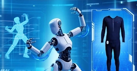 當(dāng)彈性傳感器「教」機(jī)器人“跳舞”：漢威科技動(dòng)捕服開(kāi)啟人機(jī)交互新篇章